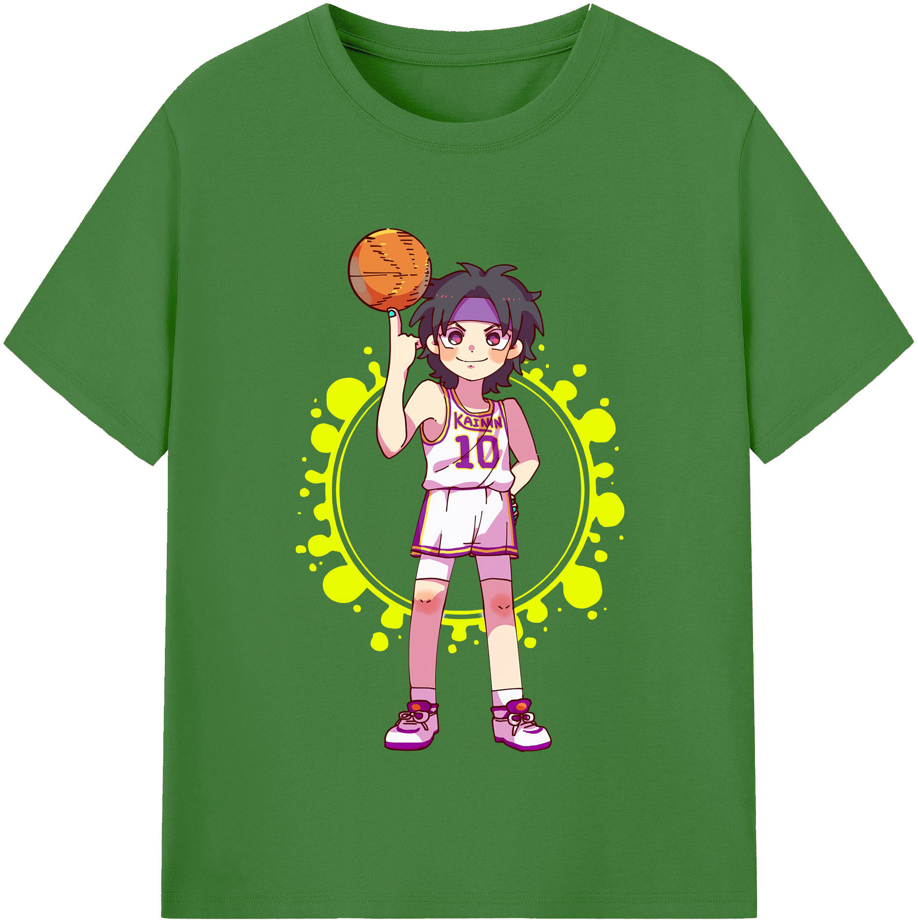 （画像用） SLAM DUNK／スラムダンク レディースカジュアルプリントTシャツ（綿100％）